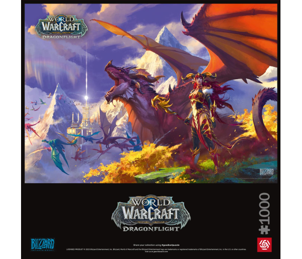 CENEGA World of Warcraft Dragonflight Alexstrasza Puzzle 1000 - 1124841 - zdjęcie 4